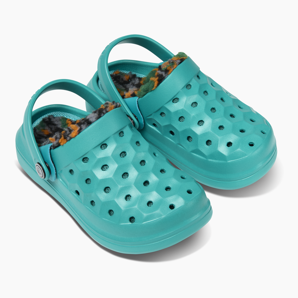 Kids' Varsity Lined Clogs with Popinz - Final Sale