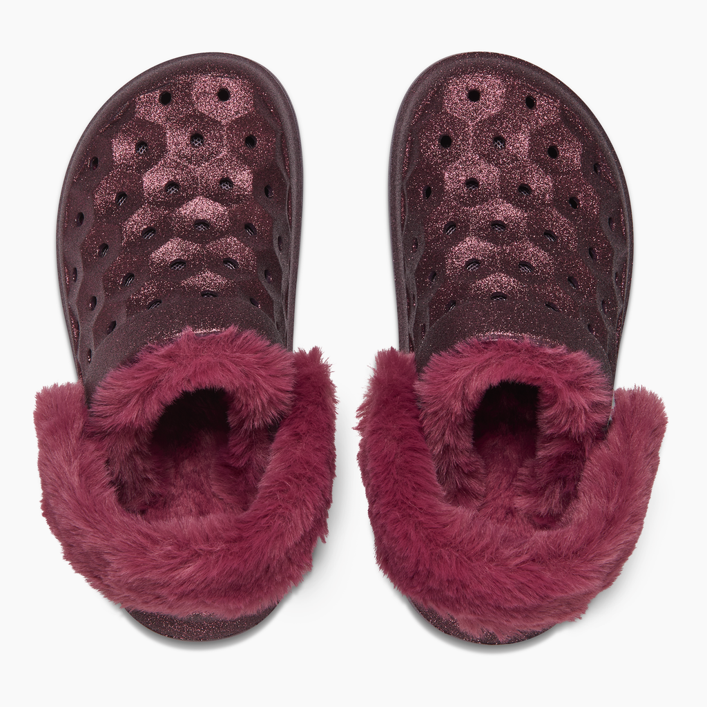 Kids' Varsity Lined Clog with Popinz – Glitter - Final Sale
