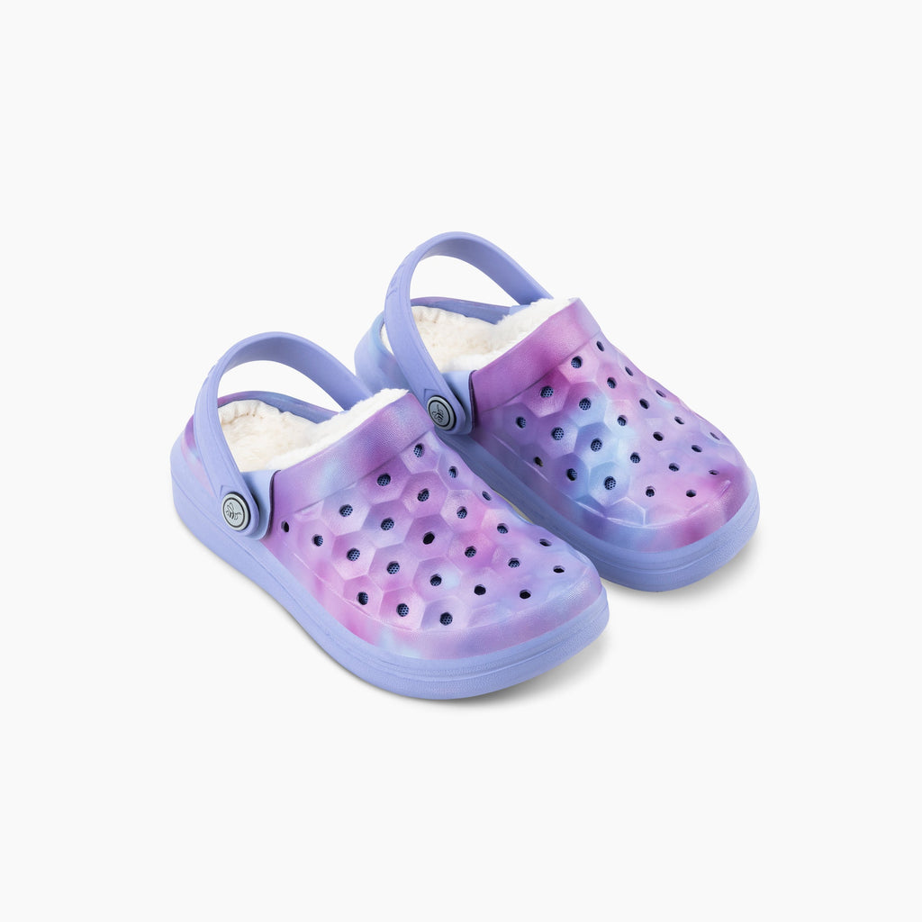 Kids' Varsity Lined Clog with Popinz – Glitter - Final Sale