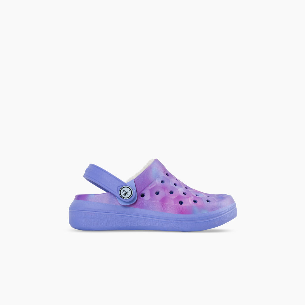 Kids' Varsity Lined Clog with Popinz – Glitter - Final Sale