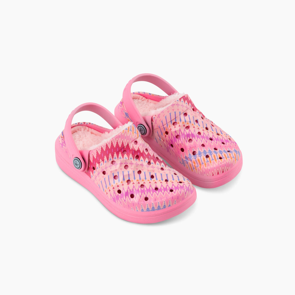 Kids' Varsity Lined Clog with Popinz – Glitter - Final Sale