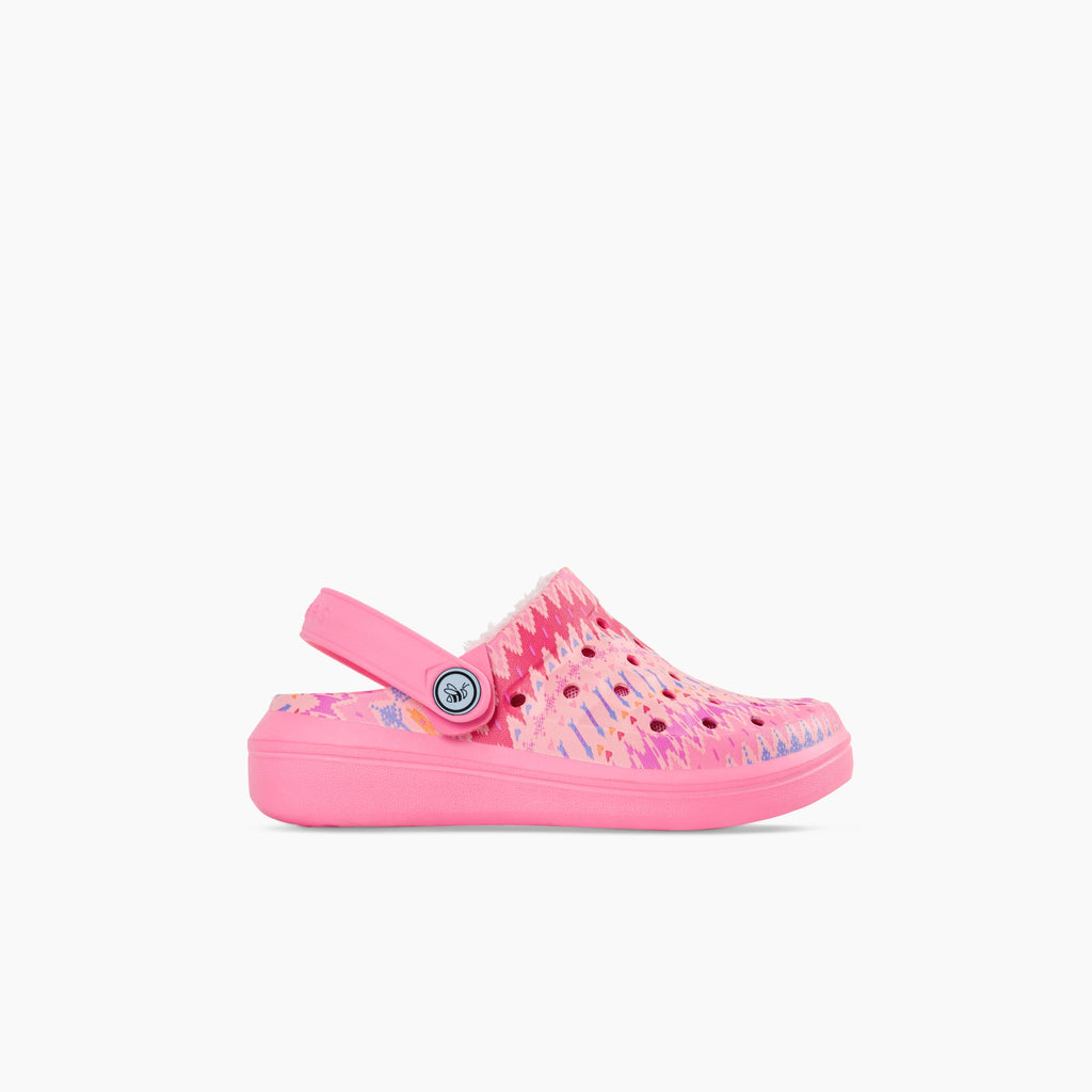 Kids' Varsity Lined Clog with Popinz – Glitter - Final Sale