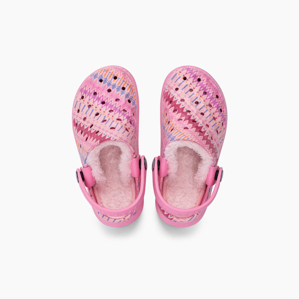 Kids' Varsity Lined Clog with Popinz – Glitter - Final Sale